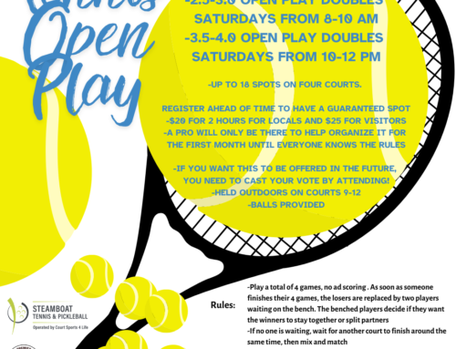 Tennis Summer Open Play