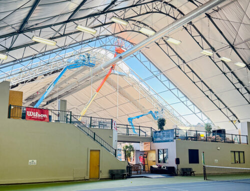 Tennis Center Renovation Underway